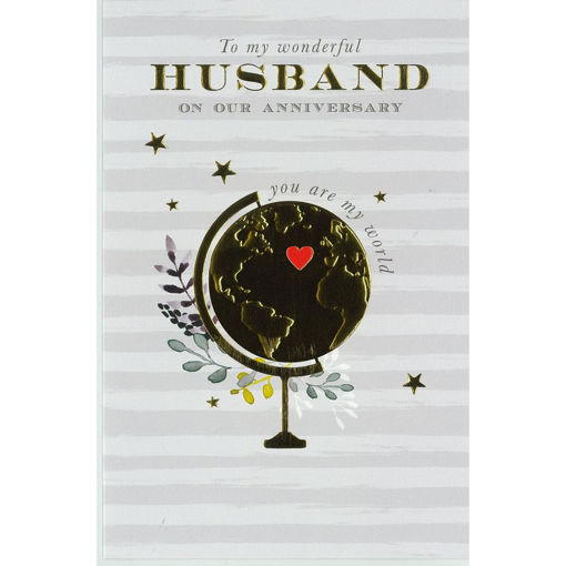 Picture of WONDERFUL HUSBAND ANNIVERSARY CARD